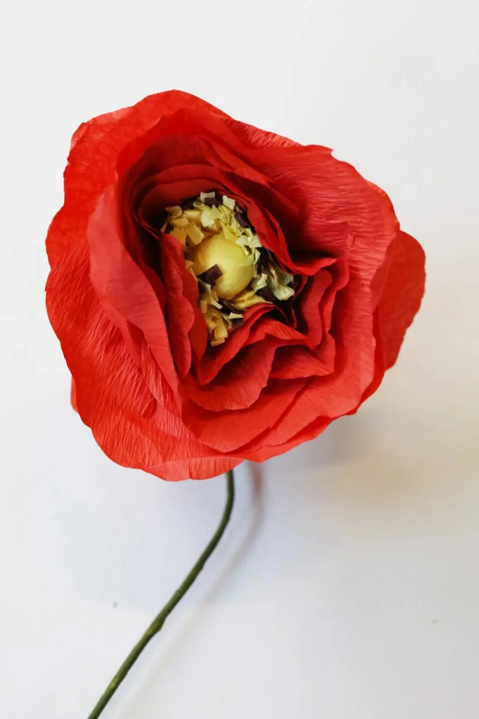 Discount Studio About Papirblomst Ice Poppy 44 cm, Klar Rød