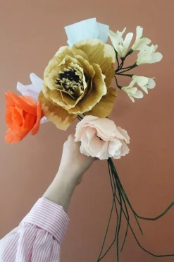 Online Papirblomst Ice Poppy 44 cm, Stue