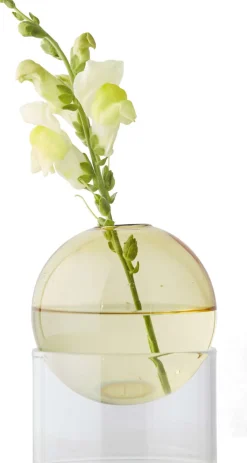 Clearance Standing Flower Bubble Vase H10 cm, Stue|Vaser