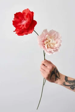 Hot Studio About Papirblomst Oriental Poppy 43 cm, Blå