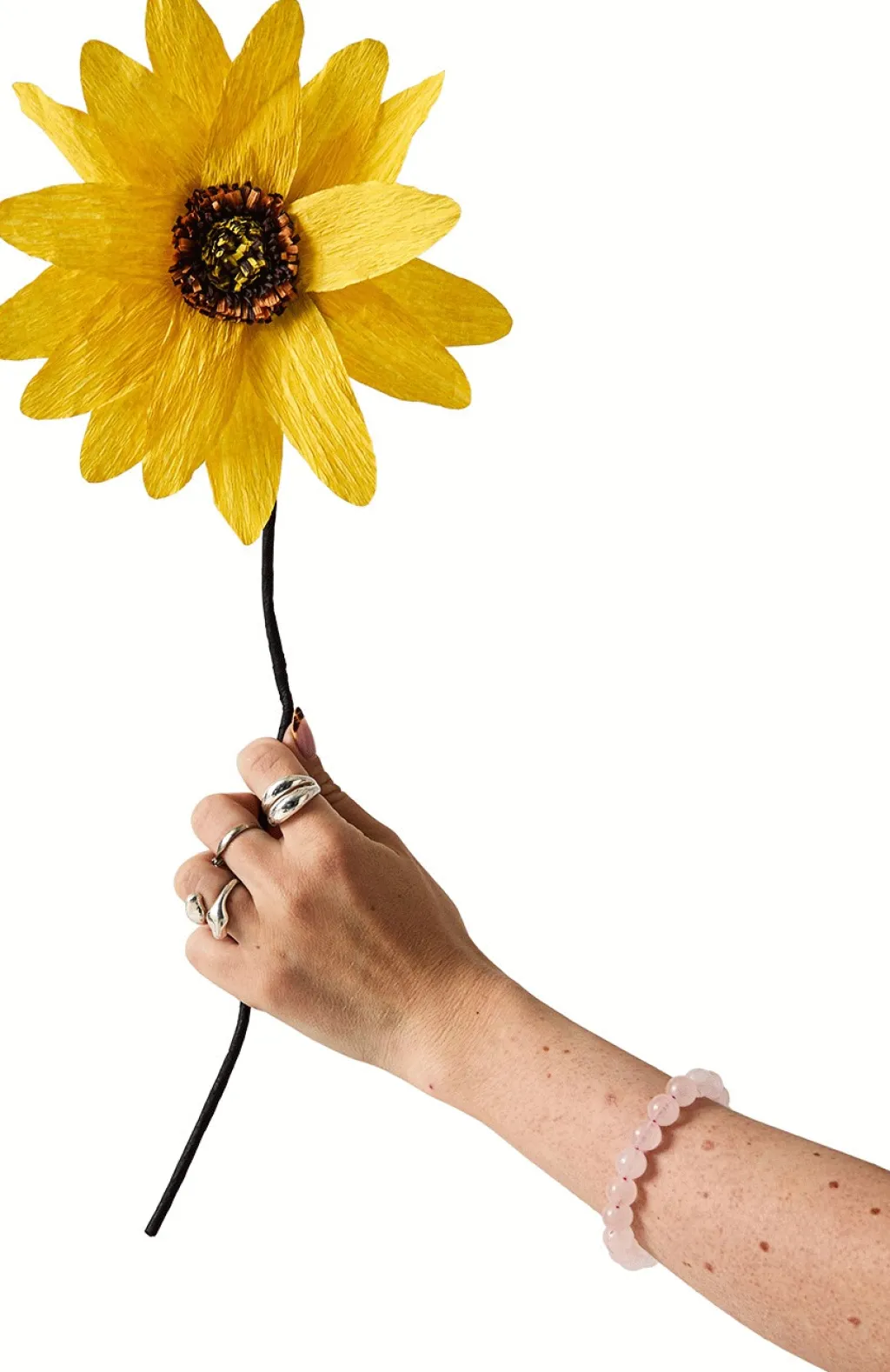 Clearance Papirblomst Sunflower 45 cm, Stue