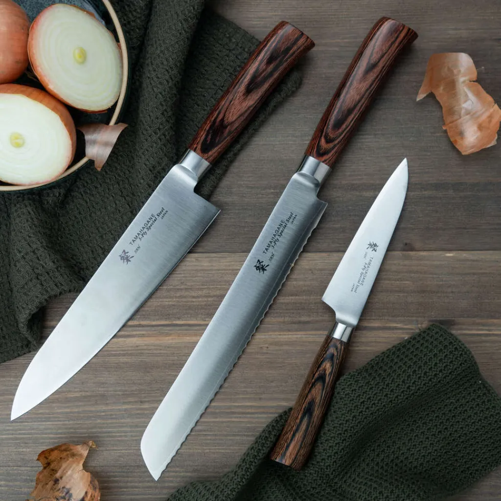 Tamahagane Japanske Knive > San Knivsæt 3 Dele