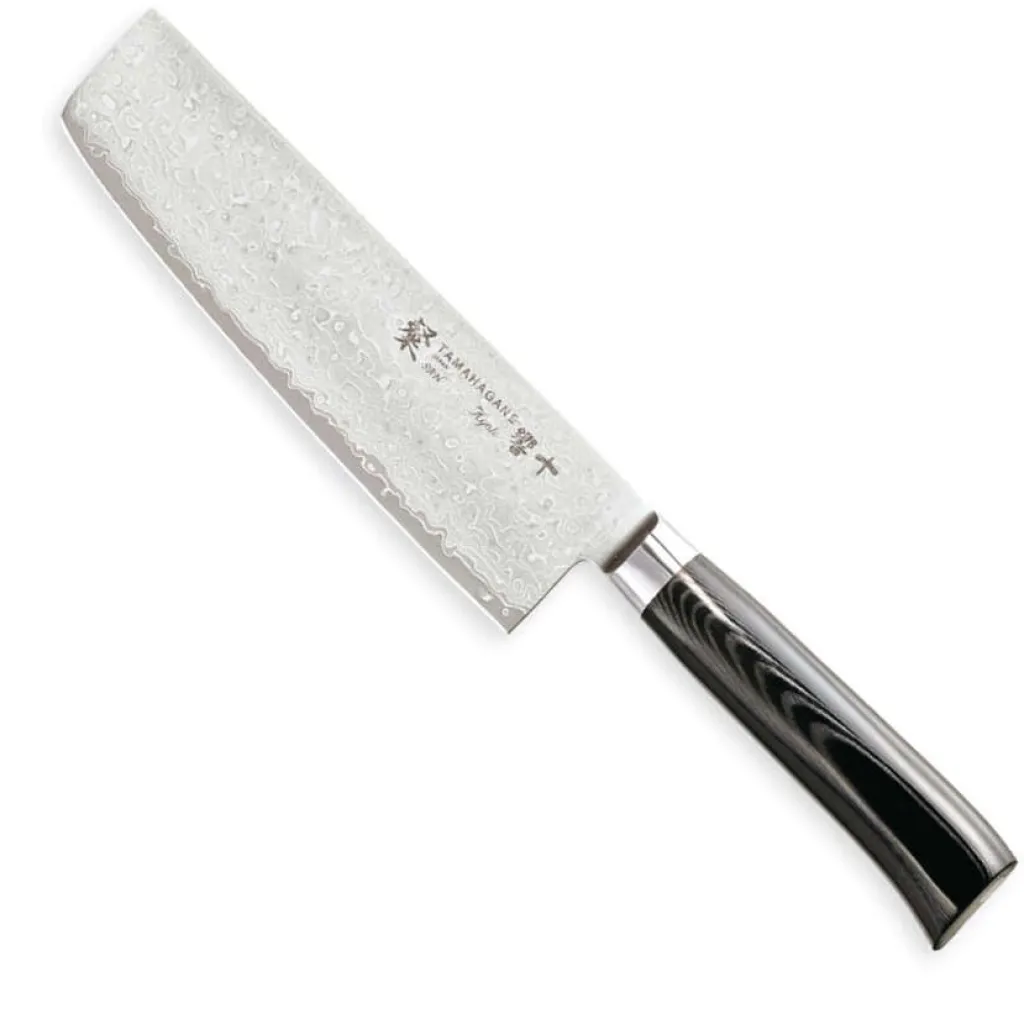 Tamahagane Urteknive Og Grøntsagsknive|Japanske Knive > San Kyoto Grøntsagskniv 18 cm