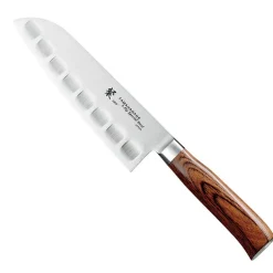 Tamahagane Kokkeknive|Udbener- Og Filetknive > San Santoku Kniv m. Grantonskær 17,5 cm