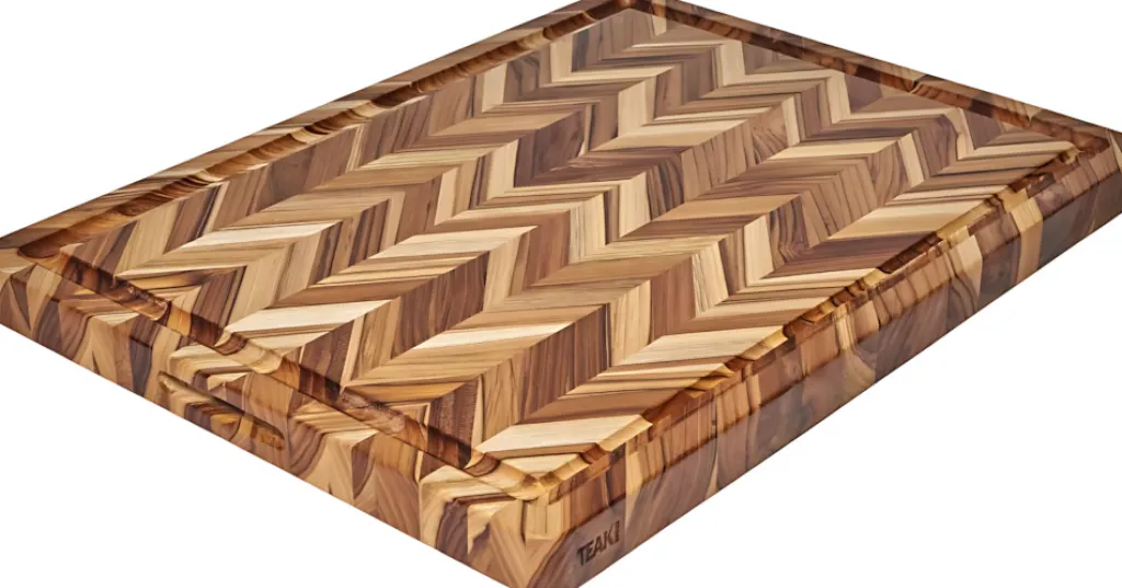 Teakhaus Skærebrætter Og Serveringsbrætter > Herringbone Skærebræt , Teak