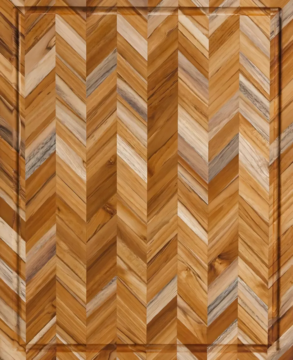 New Teakhaus Herringbone Skærebræt , Teak