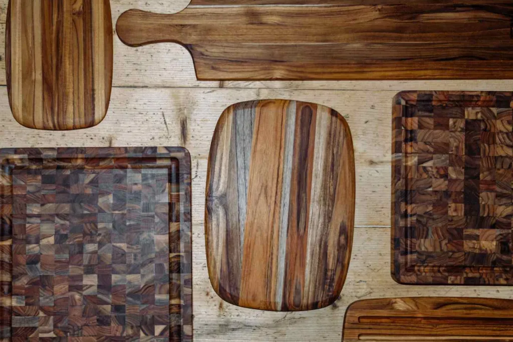 Teakhaus Skærebrætter Og Serveringsbrætter > Scandi End Grain Skærebræt 26x36 cm, Teak