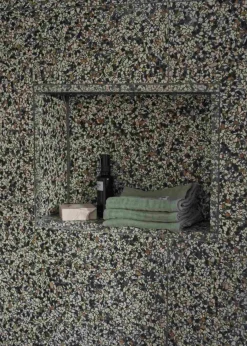 Hot The Organic Company FINE Vaskeklud 3 stk. 30x30 cm, Dusty Mint