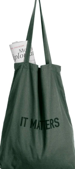 Discount The Organic Company Genanvendelig Indkøbsnet 50x35 cm, Dark Green