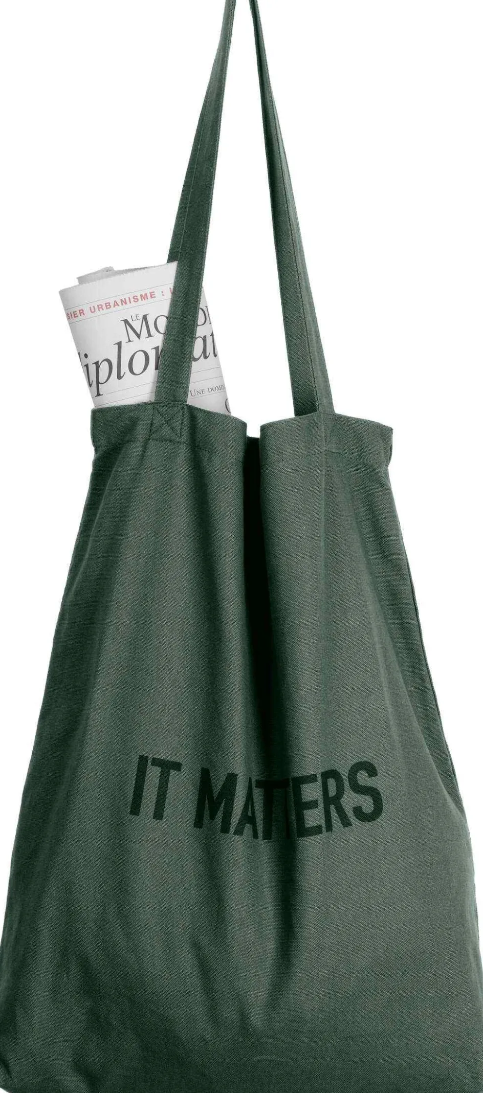Discount The Organic Company Genanvendelig Indkøbsnet 50x35 cm, Dark Green