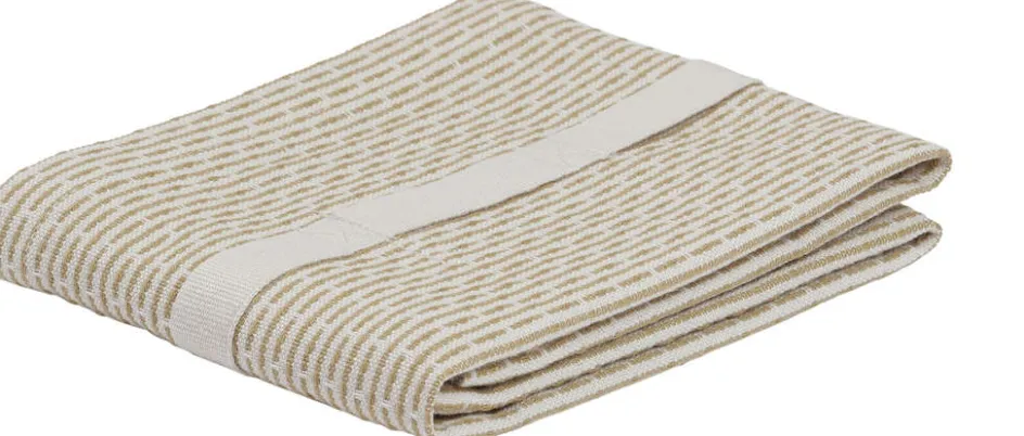 Outlet The Organic Company Køkkenhåndklæde 35x60 cm, Stone Khaki