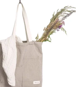 New The Organic Company Piqué Tote Bag 30x35 cm, Clay Stone