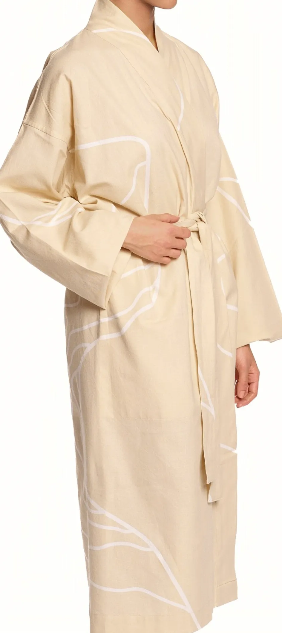 Best The Organic Company Reconnect Badekåbe , Pale Honey