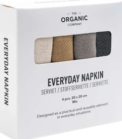 The Organic Company Servietter > Stofserviet 4 stk. 20x20 cm,