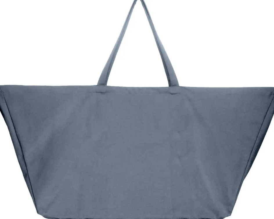 Sale The Organic Company Taske 45x90 cm, Grey Blue