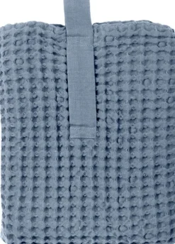 Clearance The Organic Company Vaffel Bademåtte 55x80 cm, Grey Blue
