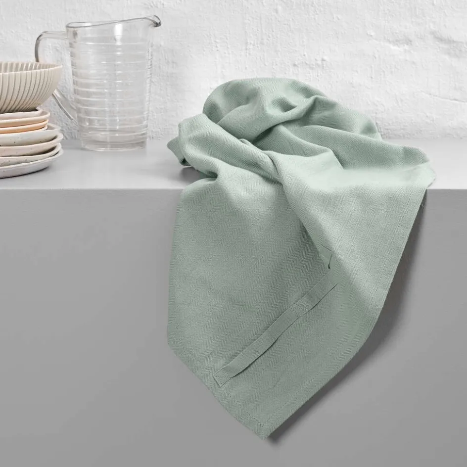 The Organic Company Viskestykke 53x86 cm, Dusty Mint