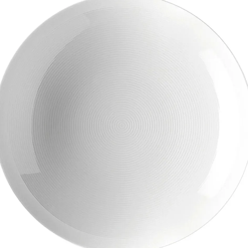 Hot Thomas Loft Dyb Tallerken 24 cm, Hvid