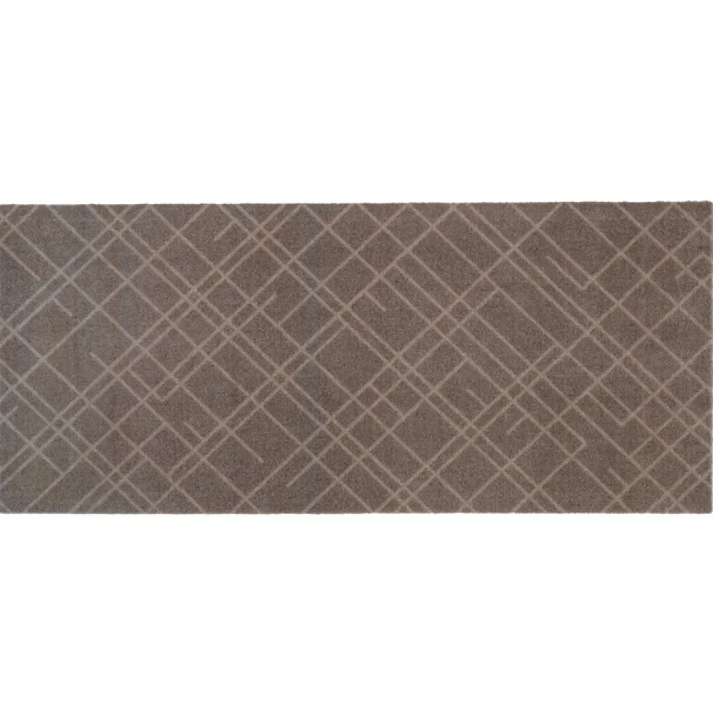 Lines Gulvmåtte , Sand/Beige Entre|Tæpper Og Måtter