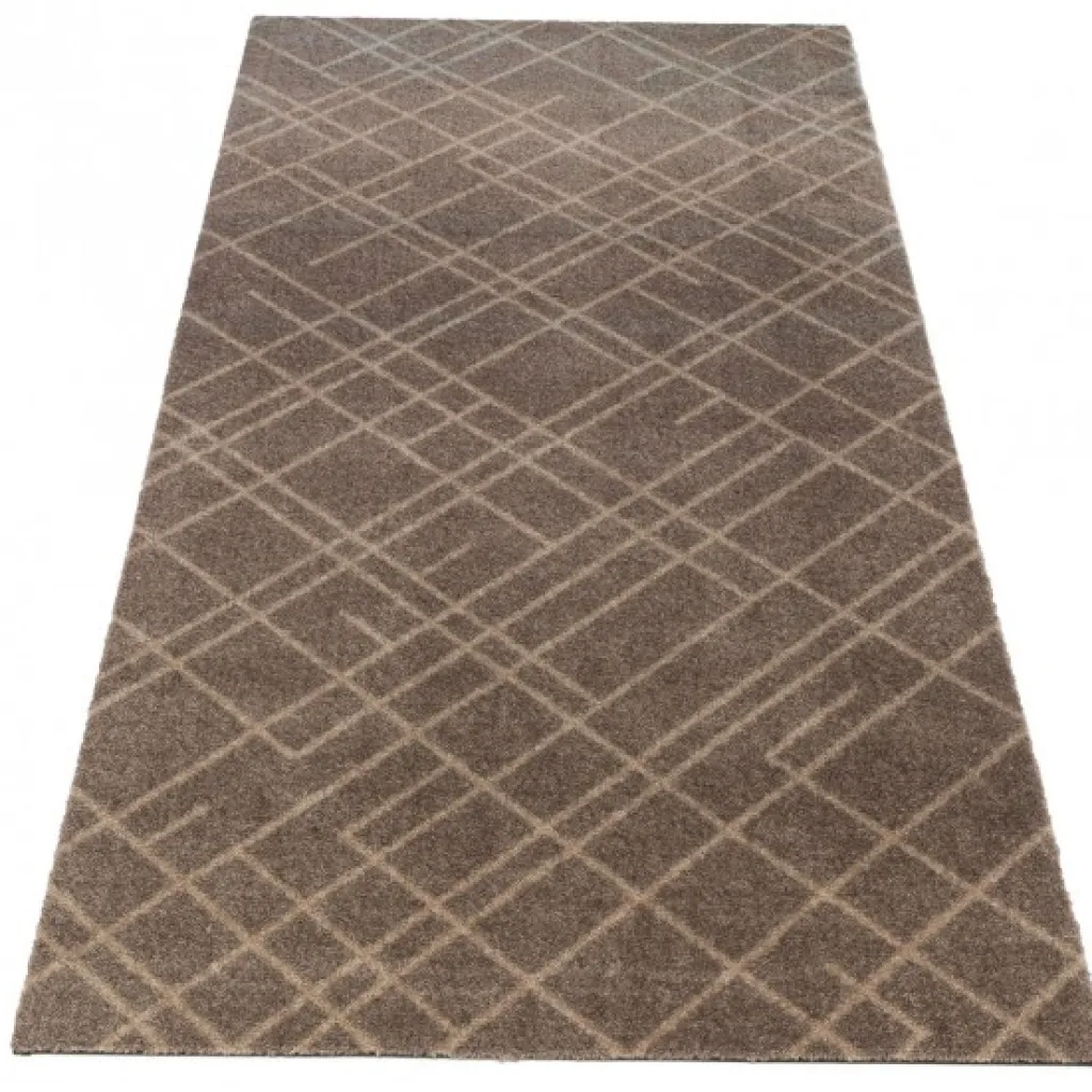 Lines Gulvmåtte , Sand/Beige Entre|Tæpper Og Måtter