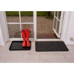 Tica Copenhagen Entre|Tæpper Og Måtter > Shoewear Dørmåtte 45x75 cm, Sort