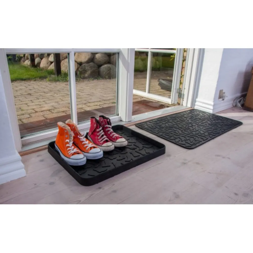 Tica Copenhagen Entre|Tæpper Og Måtter > Shoewear Dørmåtte 45x75 cm, Sort