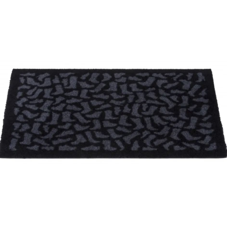 Clearance Tica Copenhagen Shoewear Dørmåtte 40x60 cm, Sort/Grå