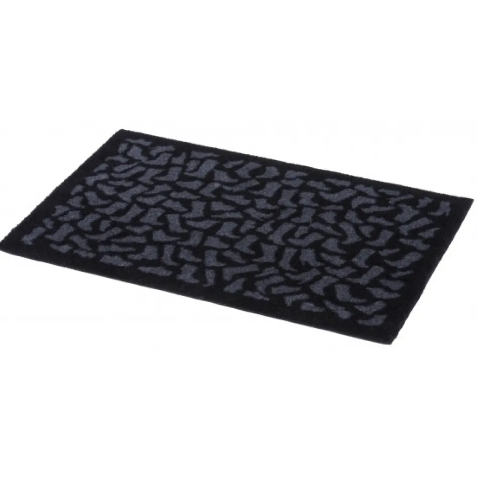 Clearance Tica Copenhagen Shoewear Dørmåtte 40x60 cm, Sort/Grå