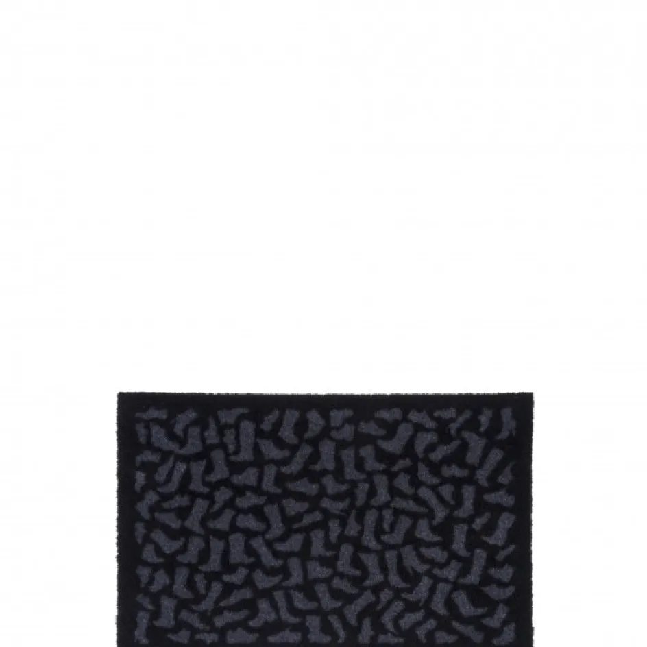 Clearance Tica Copenhagen Shoewear Dørmåtte 40x60 cm, Sort/Grå