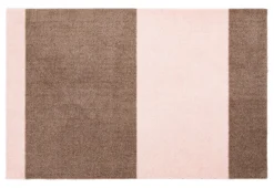 New Tica Copenhagen Stripes Horisontal Gulvmåtte , Sand/Lyserød