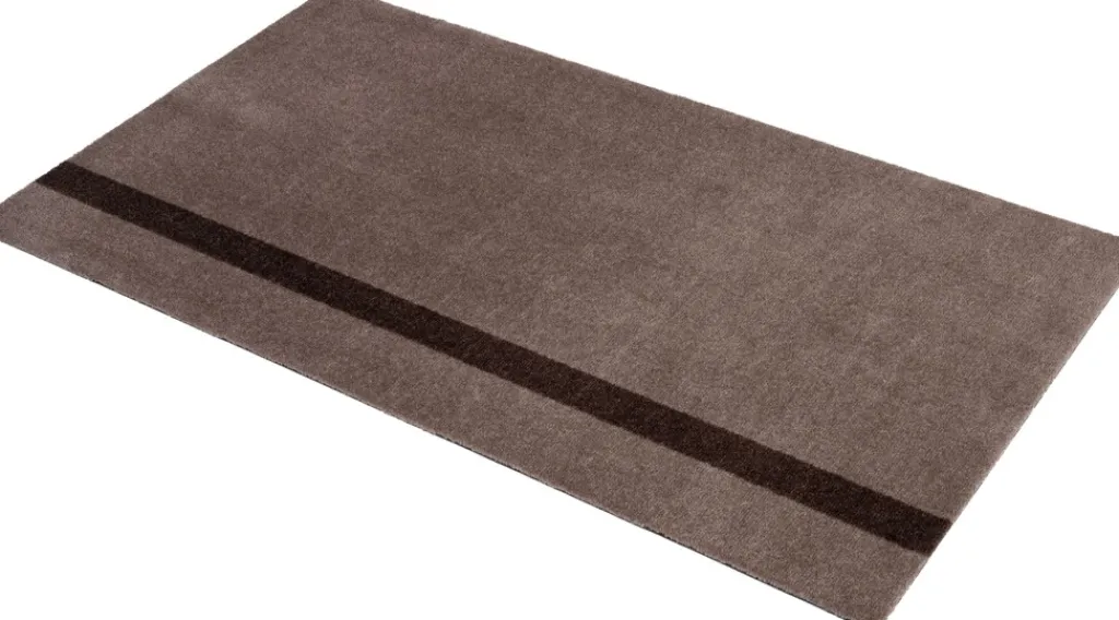 Tica Copenhagen Entre|Tæpper Og Måtter > Stripes Vertikal Gulvmåtte 67x120 cm, Sand/Brun