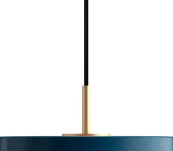 Clearance Umage Asteria Pendel ?15 cm, Petrol Blue/Messing