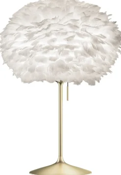 Best Umage Eos Santé Bordlampe H, Børstet Messing/Hvid