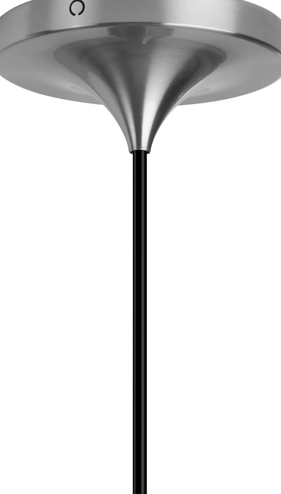 New Umage Pro Baldakin m. Ledning E27, Børstet Stål/Sort