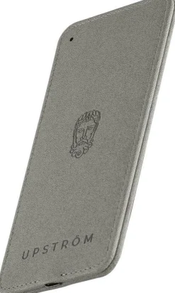 New UPSTRÖM LÄDER Trådløs Oplader 77x151,5x7,5 mm, Grå
