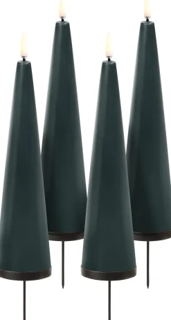 Hot Adventsgaveæske LED Ø5,8xH21,5 cm, Stearinlys|Led Stearinlys