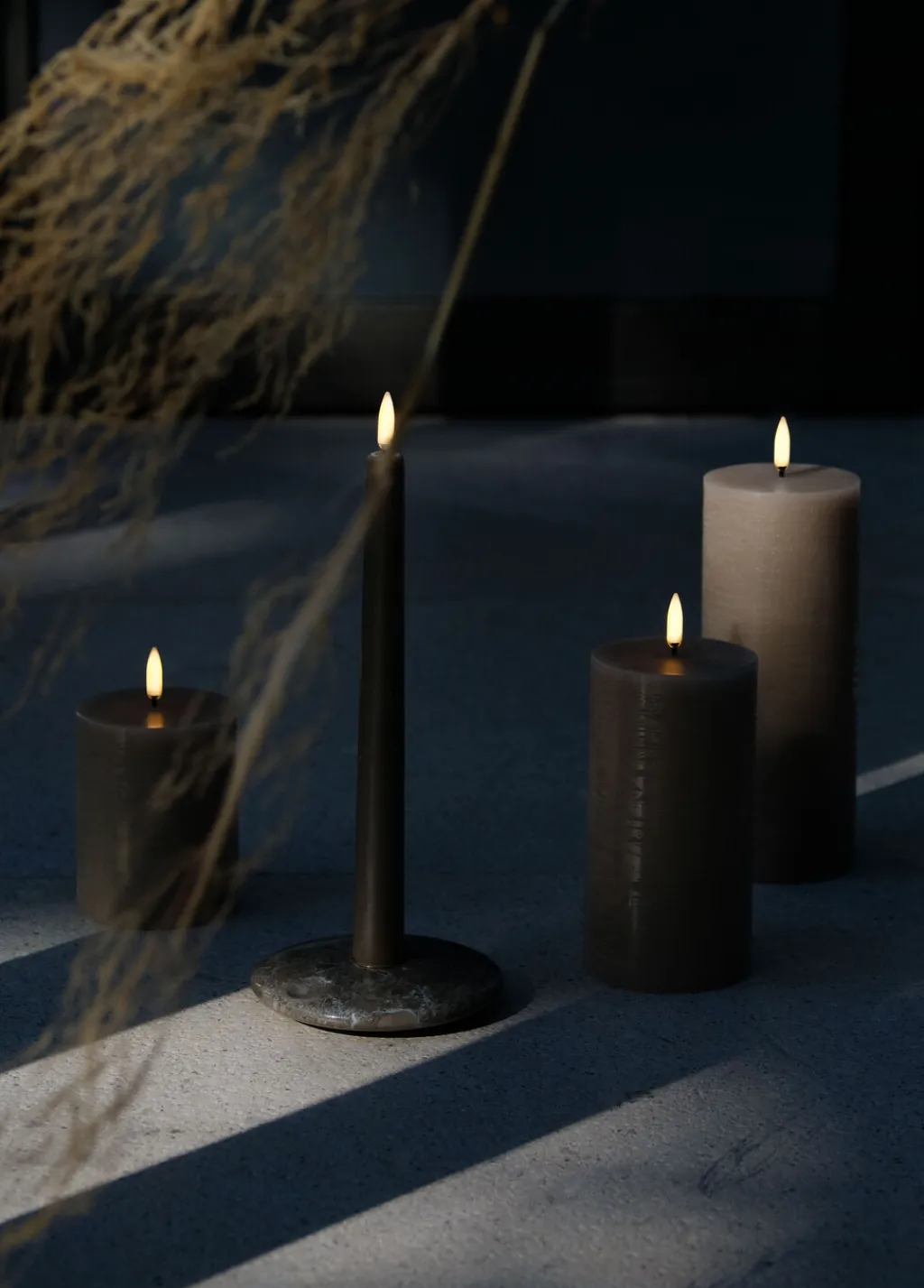 Uyuni Lighting Stearinlys|Led Stearinlys > Bloklys LED Ø7,8xH10 cm,
