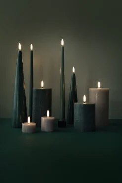 Best Bloklys LED Ø7,8xH20 cm, Stearinlys|Led Stearinlys