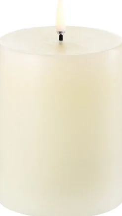 Sale Bloklys LED Ø7,8xH10 cm, Stearinlys|Led Stearinlys
