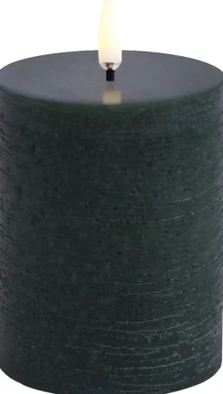 New Bloklys LED Ø7,8xH10 cm, Stearinlys|Led Stearinlys