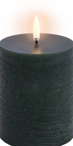 New Bloklys LED Ø7,8xH10 cm, Stearinlys|Led Stearinlys