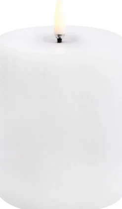 Uyuni Lighting Stearinlys|Led Stearinlys > Bloklys m. Smelteeffekt LED Ø7,8xH10 cm,