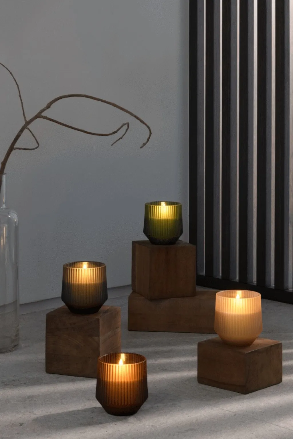 Uyuni Lighting Stearinlys|Led Stearinlys > Duftglaslys LED Ø8,5xH9,5 cm,