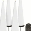 Online Gaveæske Kegleys LED m. Fjernbetjening og Spyd 9 Dele, Nordic White Stearinlys|Led Stearinlys