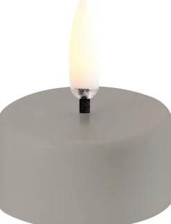Uyuni Lighting Stearinlys|Led Stearinlys > Genopladeligt Fyrfadslys LED 2 stk. Ø3,9xH2,3 cm,