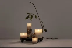 Clearance Glaslys LED 2 stk. Ø6xH7 cm, Stearinlys|Led Stearinlys