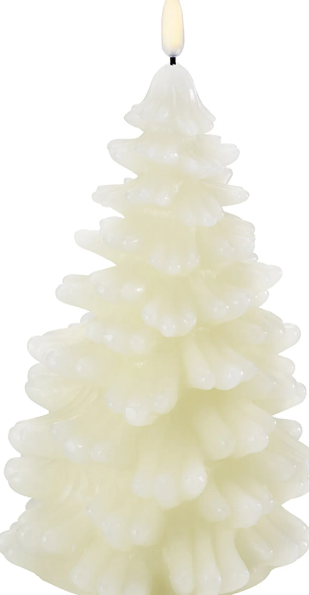 Best Juletræslys LED Ø11xH18 cm, Ivory Stearinlys|Led Stearinlys