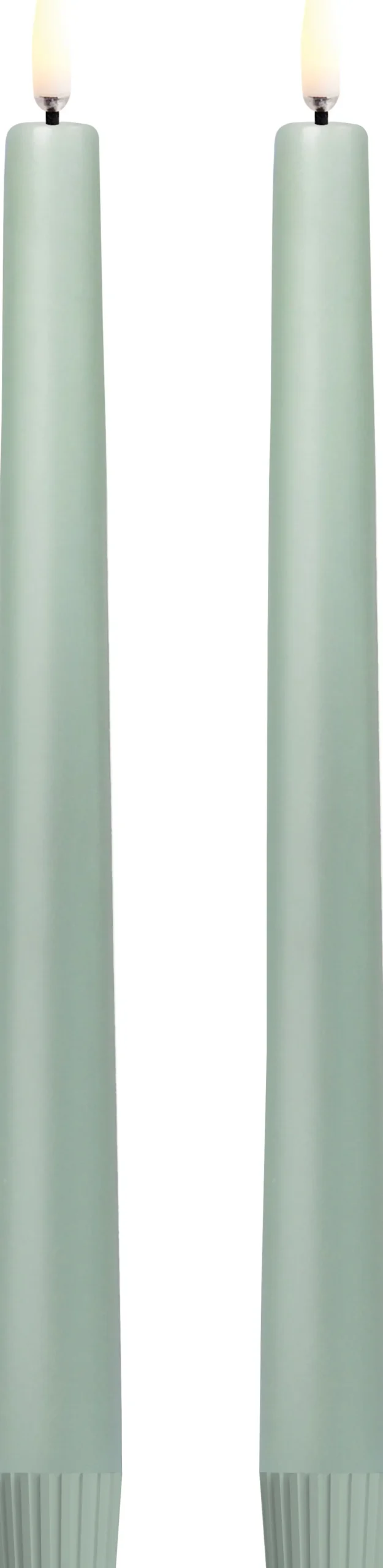 Uyuni Lighting Stearinlys|Led Stearinlys > Kronelys LED Soft-fit 2 stk. ?2,3xH25 cm,