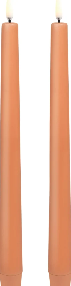 Uyuni Lighting Stearinlys|Led Stearinlys > Kronelys LED 2 stk. Ø2,3xH25 cm,