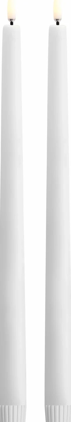 Uyuni Lighting Stearinlys|Led Stearinlys > Kronelys LED 2 stk. ?2,3xH32 cm,